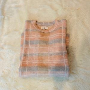NWT- plush pale pink oversized sweater!